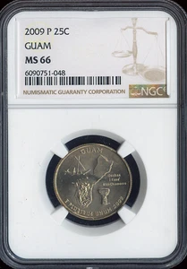 2009 Guam Quarter NGC MS66 Holiday Sale 🎁 - Picture 1 of 2