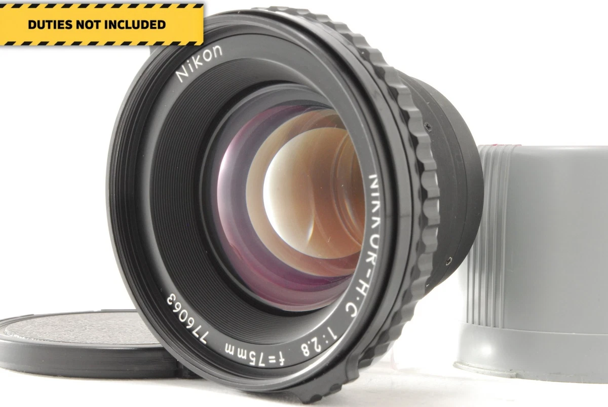 ニコン NIKON　NIKKOR-H・C　1：2.8　ｆ＝75ｍｍ Nikon Nikkor-H·C 75mm F/2.8 | LENS-DB.COM