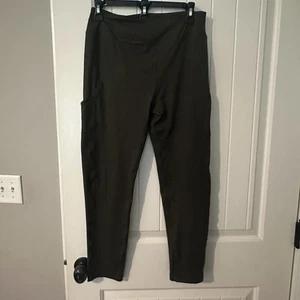 Lululemon Soft Sueded Capris Green Athletic Pants Leggings Women’s Size 6 - Imagen 1 de 3