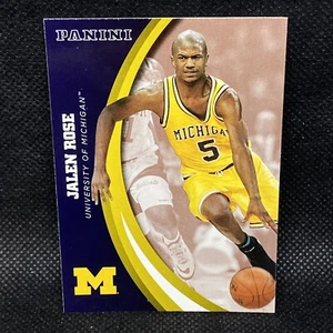 2015 Panini Collegiate Jalen Rose University Of Michigan Wolverines #21 U Of M - Bild 1 von 2
