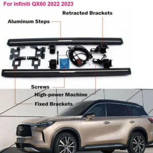 Deployable Running Board fits for Infiniti QX60 2022-2024 Nerf Bar Electric Step - Picture 1 of 9