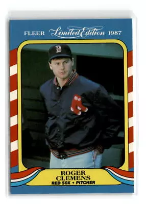 1987-Fleer Limited Edition -#9-Roger Clemens -Boston Red Sox - Image 1 of 2