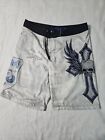 Affliction Mens Board Swimming Shorts Lining Size 36 "READ FLAWS"