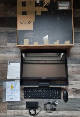 Sony Vaio Allinone PC Touch  PCG-11412M 21" Core i3 HDD 4GB RAM in OVP CIB - Bild 1 von 4