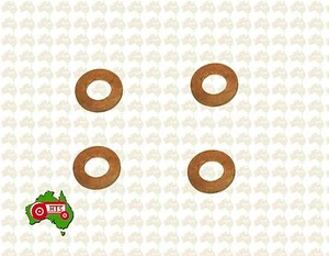 4x Injector Injection Washer Fits for Massey Ferguson FE35 35 MF35 23C 4 Cyl - Picture 1 of 2