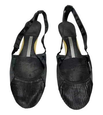 ADIDAS Stella McCartney Zapatos Planos Ballet Negro Tela Sin Cordones 2007 Talla EE. UU. 9 Foto 1 de 4
