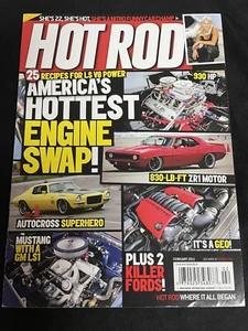 Hot Rod Magazine February 2011 Rat Rod Roadkill Pro Touring - Foto 1 di 2
