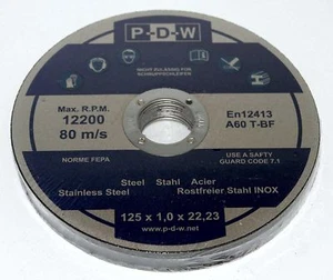 20 Trennscheiben Ø 125 x 1 mm Flexscheibe Winkelschleifer INOX Edelstahl Metall - Bild 1 von 4