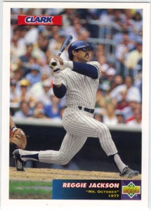 Reggie Jackson 1993 Upper Deck CLARK Bar Card #C3 NM-MT - Bild 1 von 2
