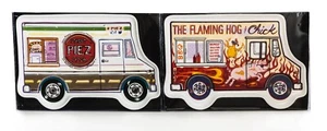 MUNCH BY GODINGER FOOD TRUCK SNACK PLATES - SET OF 2 - Picture 1 of 3