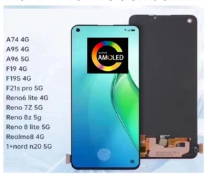 OPPO RENO 8 Lite 5g DISPLAY TOUCHSCREEN LCD VETRO AMOLED PARI ORIGINALE - Foto 1 di 15
