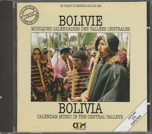 VARIOUS Bolivie: Musiques Calendaires Des Vallées Centrales France CD 1992 Latin - Picture 1 of 3