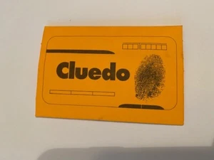 Cluedo 2003 Spare/Replacement Parts - Envelope Yellow - Picture 1 of 2
