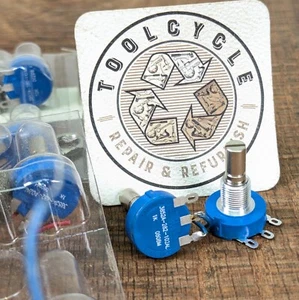 3ea Bourns Rotary Cermet Potentiometer 3852A-282-103AL 10K-Ohm 2W 1-Turns !295 - Picture 1 of 10