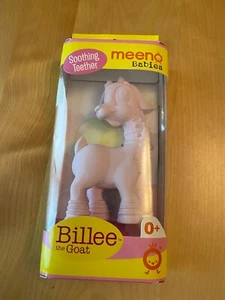 NEU MEENO BABYS BILLEE ZIEGE BERUHIGENDER BEISSRING - Bild 1 von 2