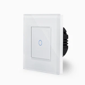 Design Touch Dimmer Schalter Sensor Lichtschalter aus Glas Dimmen POINT - Bild 1 von 7