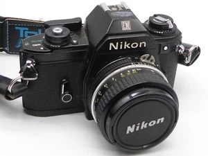 Nikon EM 35mm Classic Film SLR + Nikon 50mm F1.8 Lens - Clean, Good & Tested - Picture 1 of 8