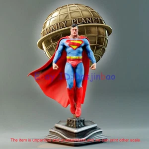 Superman 3D Print Model Kit 1/8 Unpainted Unassembled 36cm 3 Logo - Picture 1 of 5