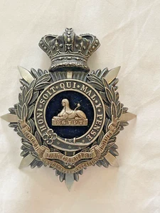 2nd Volunteer Battalion South Lancashire Regiment Officers Helmet Plate c1886 - Picture 1 of 3