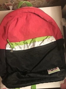 PUMA BLACK, PINK , GREEN.  BACKPACK FOR OFFICE / SCHOOL / TRAVELLING  Used - Picture 1 of 4