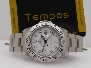ROLEX EXPLORER II CAL.3186 RRR RANDOM 16570 N.O.S. FULL SET ITALIA '2012 WATCH - Picture 1 of 17