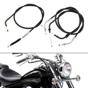 Clutch Cable Line & Throttle Wire Set For Yamaha V-Star XVS DS 400 650 Dragstar - Foto 1 di 16