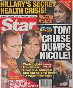 Star Celebrity News Gossip Magazine February 20 2001 Tom Cruise Nicole Kidman - Picture 1 of 1
