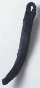 FORUM MOUSE/CAT FURRY BLACK TAIL REGULAR ADULT HALLOWEEN COSTUME ACCESSORY 25143 - Picture 1 of 1
