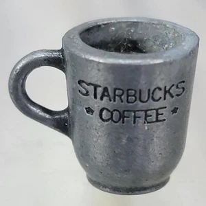 Starbucks Coffee Cup Mug Monopoly Here & Now Pewter Game Piece Token Pawn Mover - Picture 1 of 2