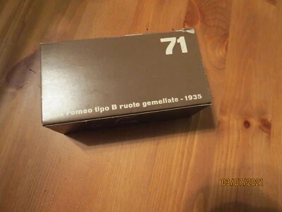 1/43 Rio # 71 ITALIA VENTA MASIVA Alfa Romeo Tipo Ruote Gemellate 1935 ¡NUEVO! Foto 1 de 3