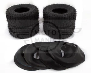 X4er-Pack Knorpelreifen 145/70-6 Reifenschläuche vorne und hinten für Suzuki LT50 - Bild 1 von 4