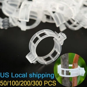 100/300Pcs Tomato and Veggie Garden Plant Support Clips Trellis Twine Greenhouse - Picture 1 of 10