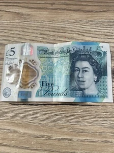 AK47 £5 Schein Original Banknote GBP Fünf Pfund Schein RAR Seriennummer AK 47 3131 - Bild 1 von 3