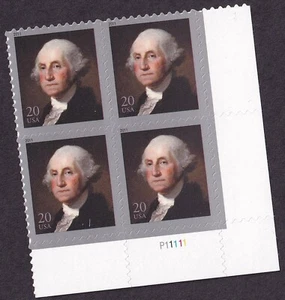 Scott #4504 George Washington Plate Block of 4 Stamps - MNH - Picture 1 of 1