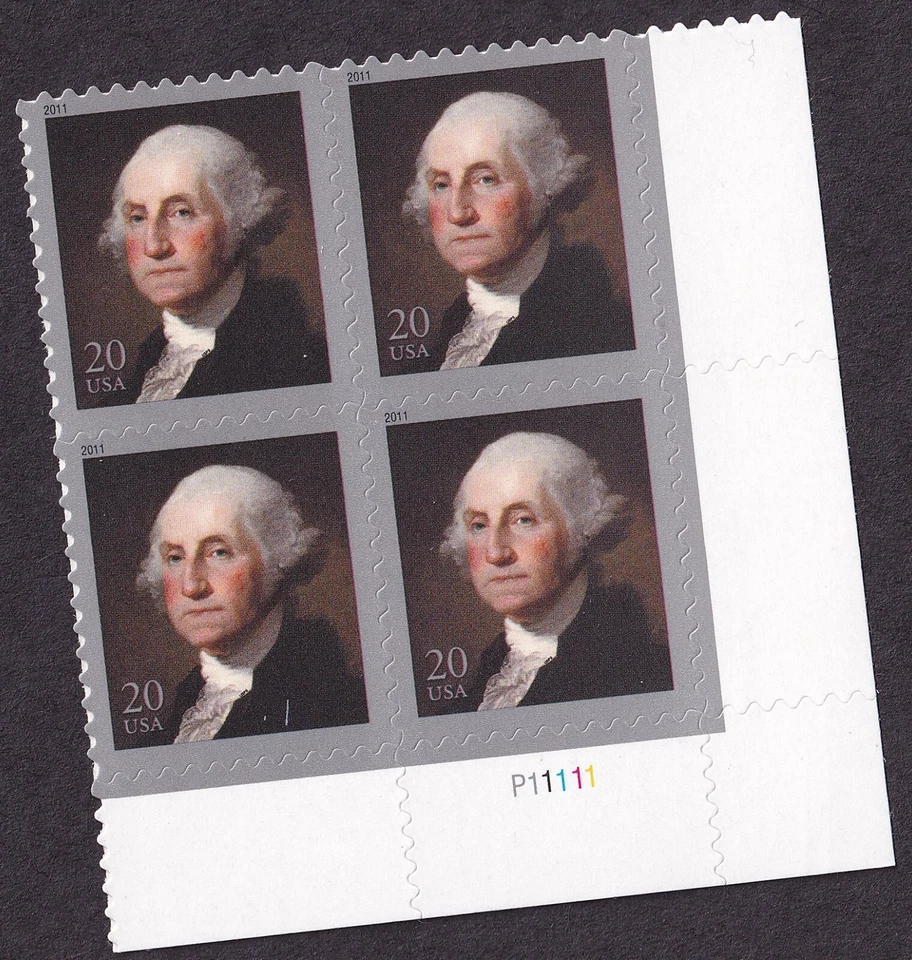 Scott #4504 George Washington Plate Block of 4 Stamps - MNH - Image 1 of 1