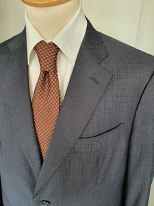 NWOT 2600€ ISAIA NAPOLI Suit Grey Size 54 7R 100% Wool Super 120's Kiton Brioni - Imagen 1 de 11