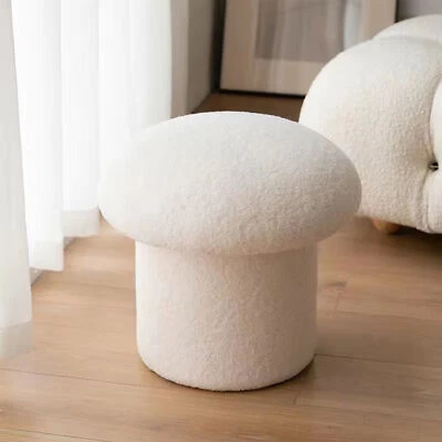 Sofa Bench Simple Elastic Comfortable Soft Round Pine Wooden Foot Stool For H AA - Image 1 of 4
