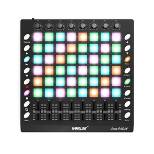 WORLDE PAD48 Portable USB MIDI Drum Pad Controller 48 Backlit Pads 8 P8I2 - Bild 1 von 11