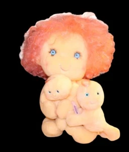 Kenner Hugga Bunch Huggins Plüschpuppe mit 2 Baby Hugglets Hug-a-Bye 1985 - Bild 1 von 5