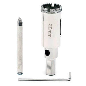 20-40mm Diamond Hole Saw with Pilot Bit Drill Bit with Center for Marble Granite - Picture 1 of 57