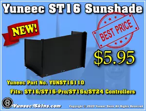 Yuneec ST16 Controller Sunshade YUNST16110 - Picture 1 of 7