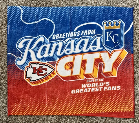 ⚾️  Kansas City Royals/Chiefs Rally Towel Royals SGA 06/12/23 Super Bowl Champs Cover