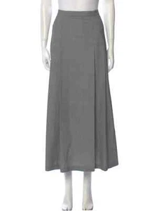 D&G Dolce&Gabbana Grey Pleated Wool Blend Midi Length Skirt Sz S/40 - Picture 1 of 7