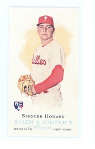 Tarjeta de novato Topps Allen & Ginter 2021 - Spencer Howard RC Mini - MRD-10 Phillies - Imagen 1 de 2