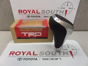 Toyota Tundra 4Runner 2020 TRD Aluminum & Leather Shift Knob Genuine OE OEM - Picture 1 of 4