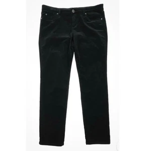 Pantaloni in velluto a coste KUT from the Kloth Diana Mid Rise neri, taglia 14, A04, $38 - Foto 1 di 6