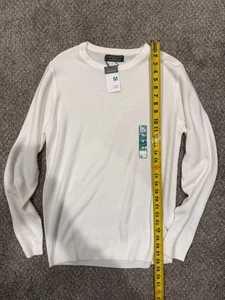 PRIMARK Langarm Rundhals weiß Größe M weich, neu mit Etikett - Bild 1 von 2