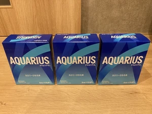Aquarius Sports Drink Powder Type 1L 48g x 5 pack ×3box Japan Caffeine-free - Picture 1 of 9