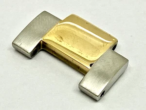 Bulova 98A199 Men's Watch Extra Bracelet Link 20mm Two Tone Stainless Steel - Picture 1 of 8