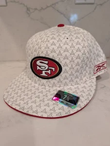 Cappello NFL San Francisco 49ers Reebok On Field All Over Vapor 7 3/4 bianco - Foto 1 di 5